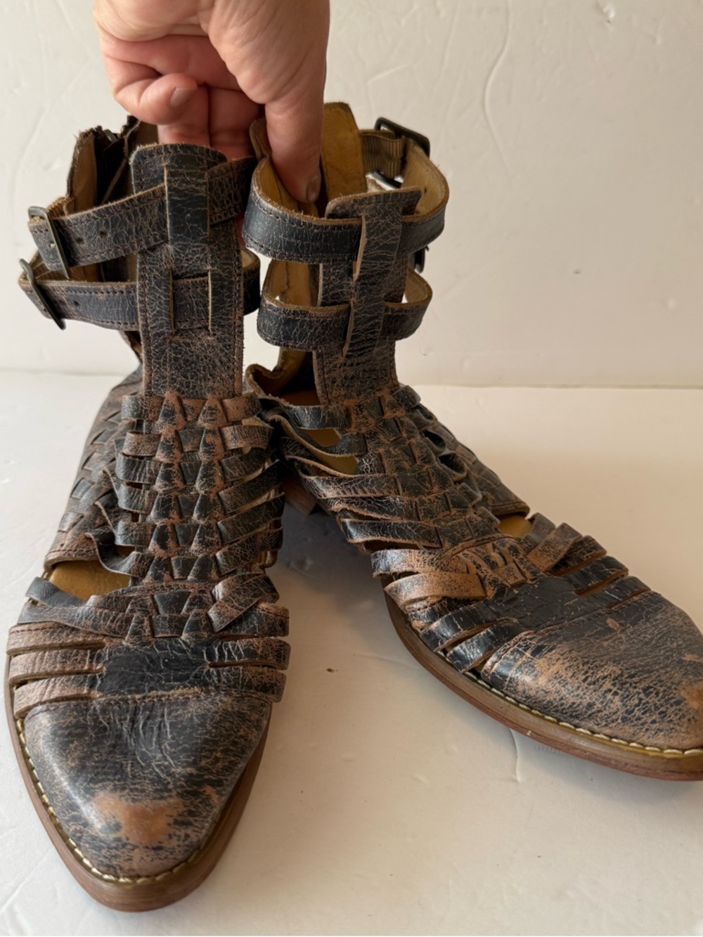 Bed Stu Rio Grande Flat Sandals/Boots Size 8 - Picture 5 of 16